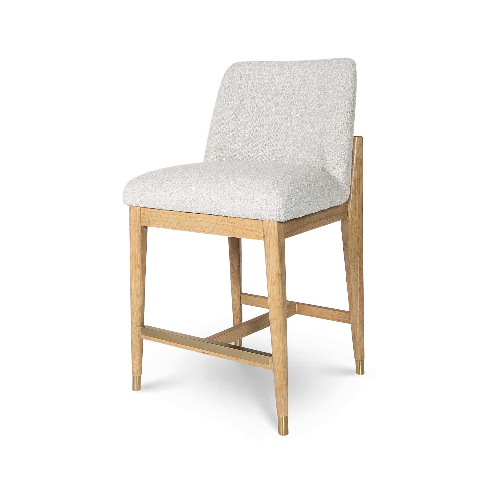 baseFawcett Counter Stool - Taupe Boucle - Blonde - Dekor Butik