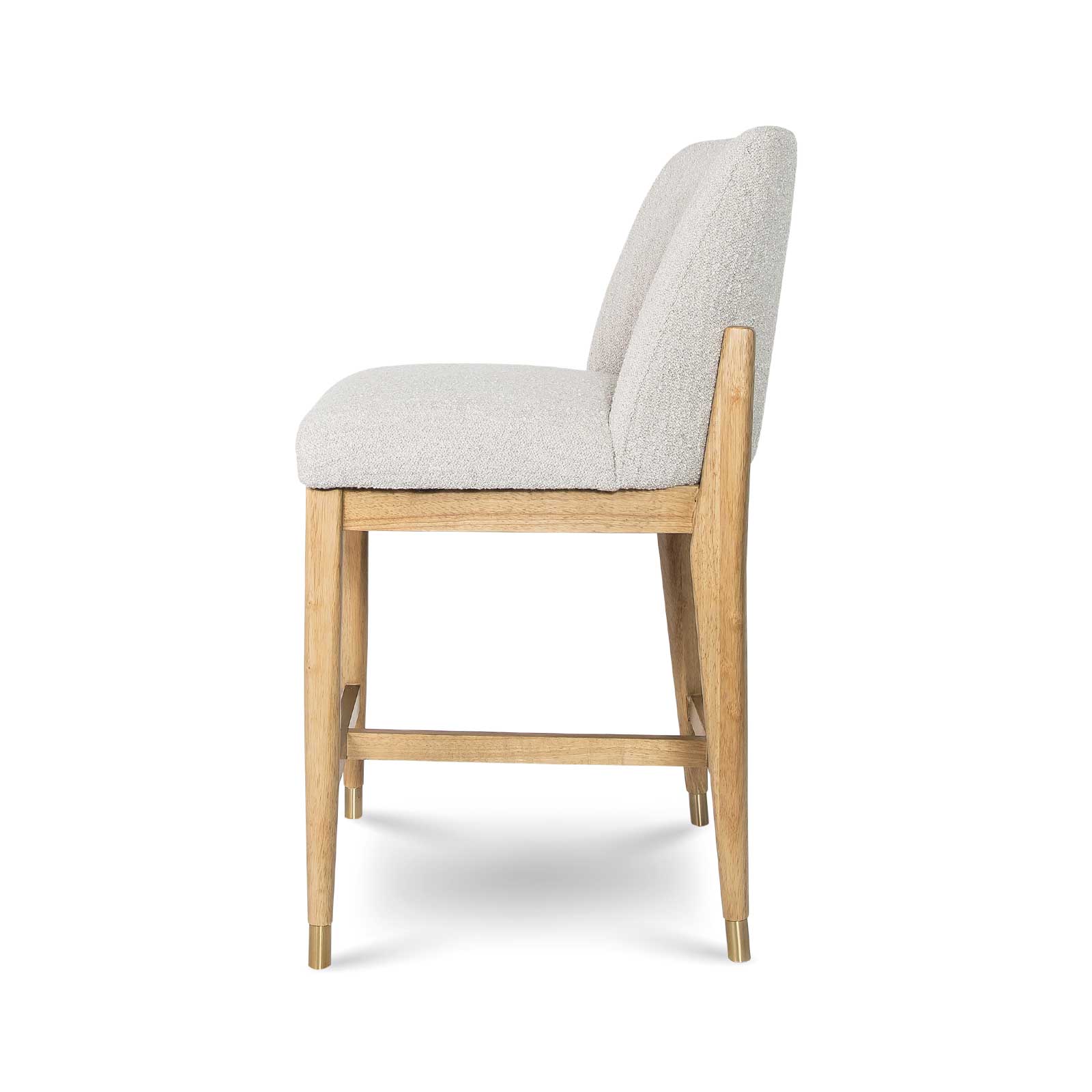 baseFawcett Counter Stool - Taupe Boucle - Blonde - Dekor Butik