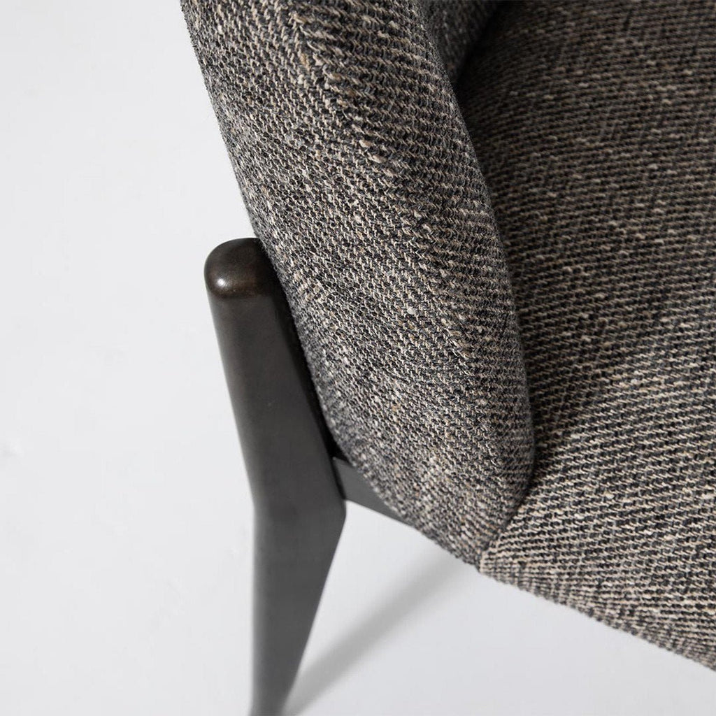 baseFawcett Dining Chair - Dark Base - Pepper - Dekor Butik