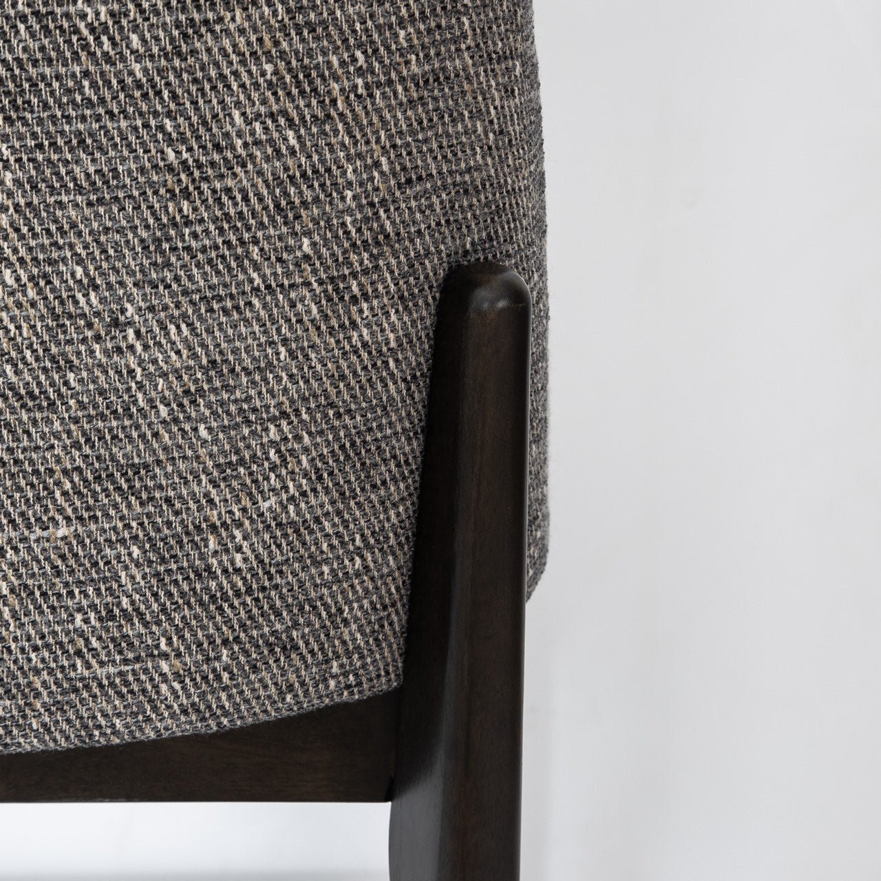 baseFawcett Dining Chair - Dark Base - Pepper - Dekor Butik