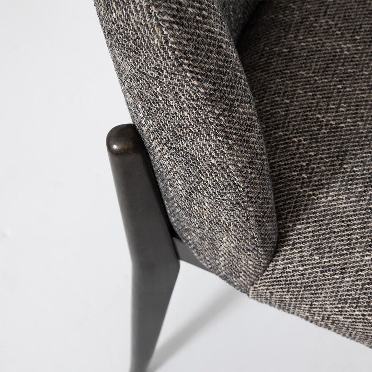 baseFawcett Dining Chair - Dark Base - Pepper - Dekor Butik