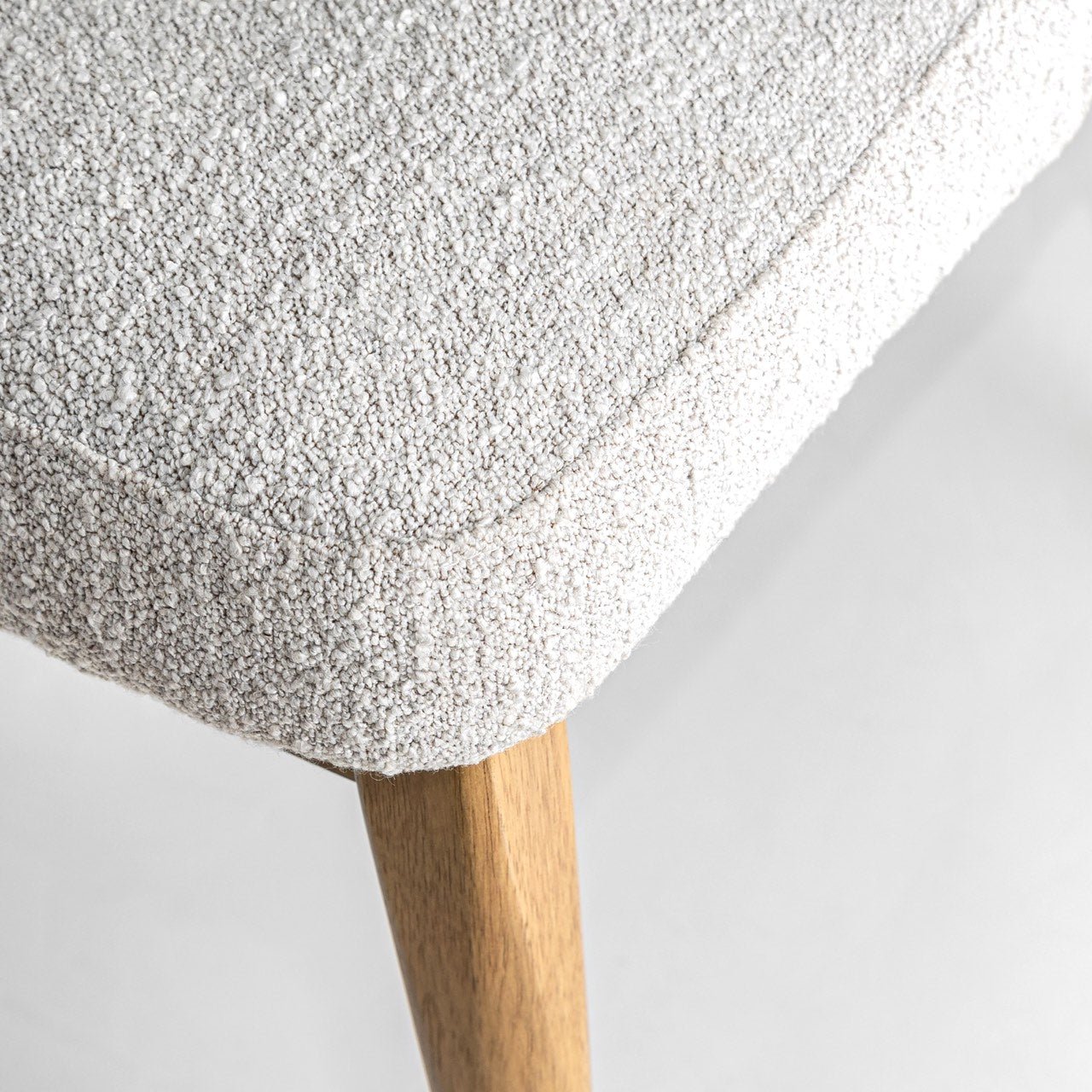 baseFawcett Dining Chair - Taupe Boucle - Dekor Butik