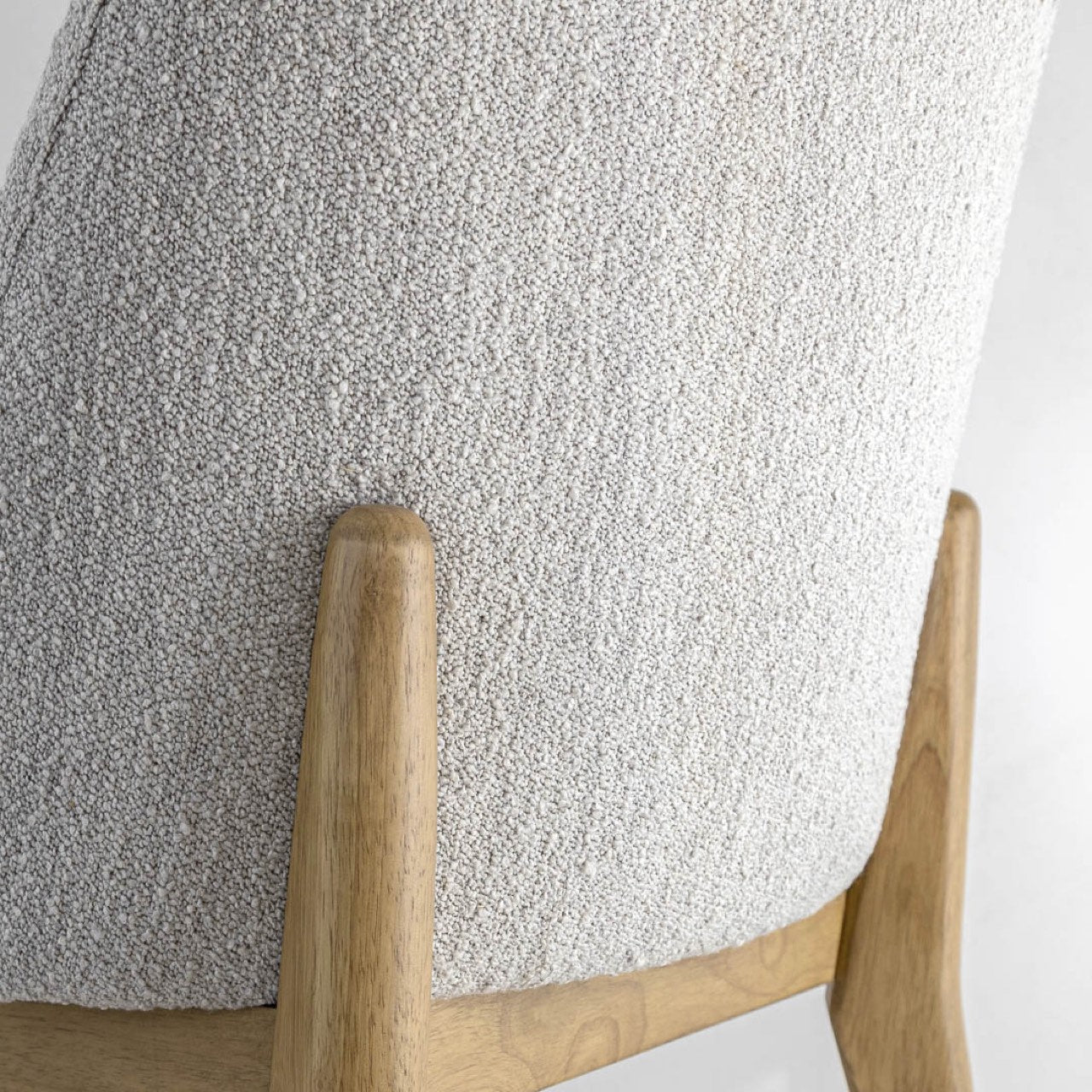 baseFawcett Dining Chair - Taupe Boucle - Dekor Butik