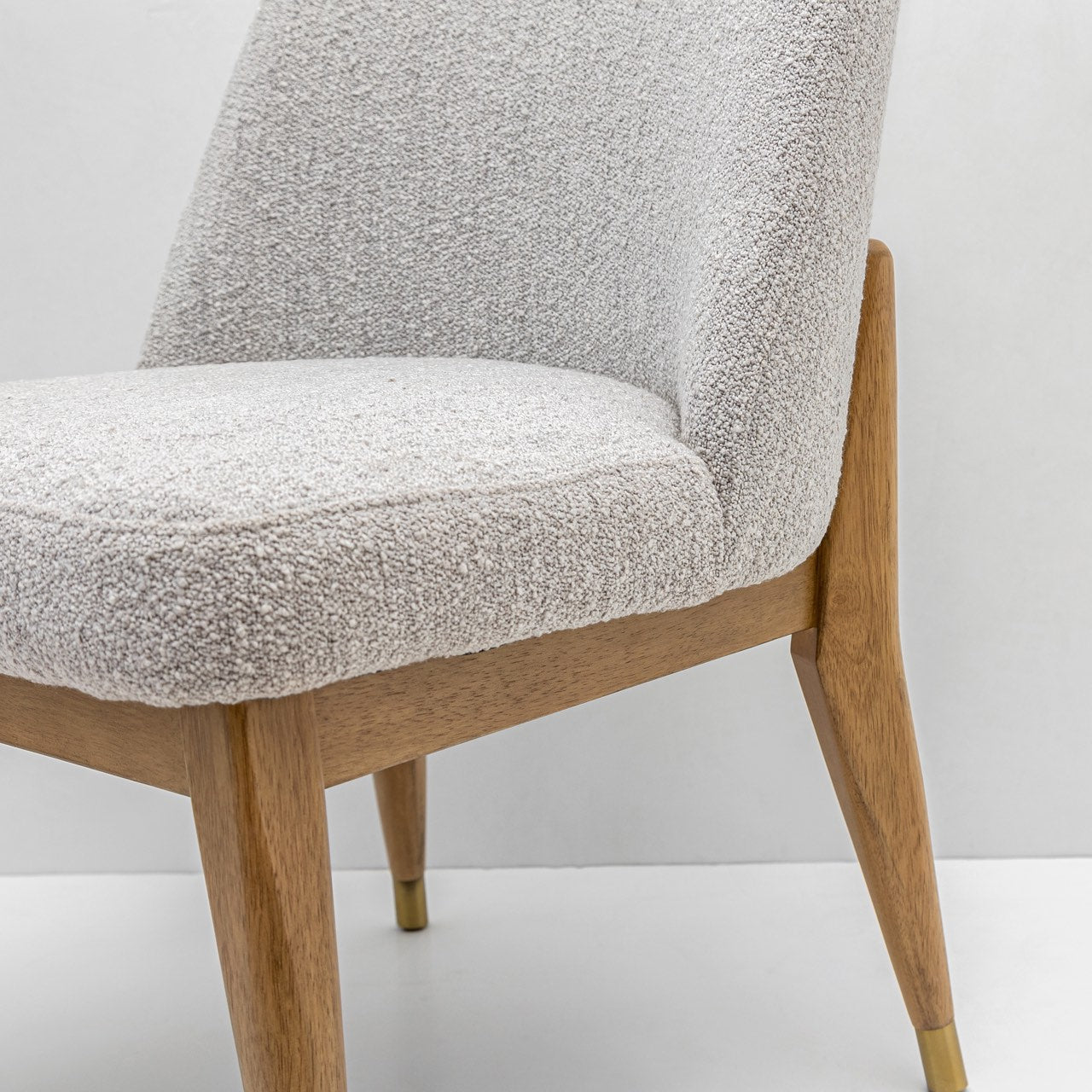 baseFawcett Dining Chair - Taupe Boucle - Dekor Butik