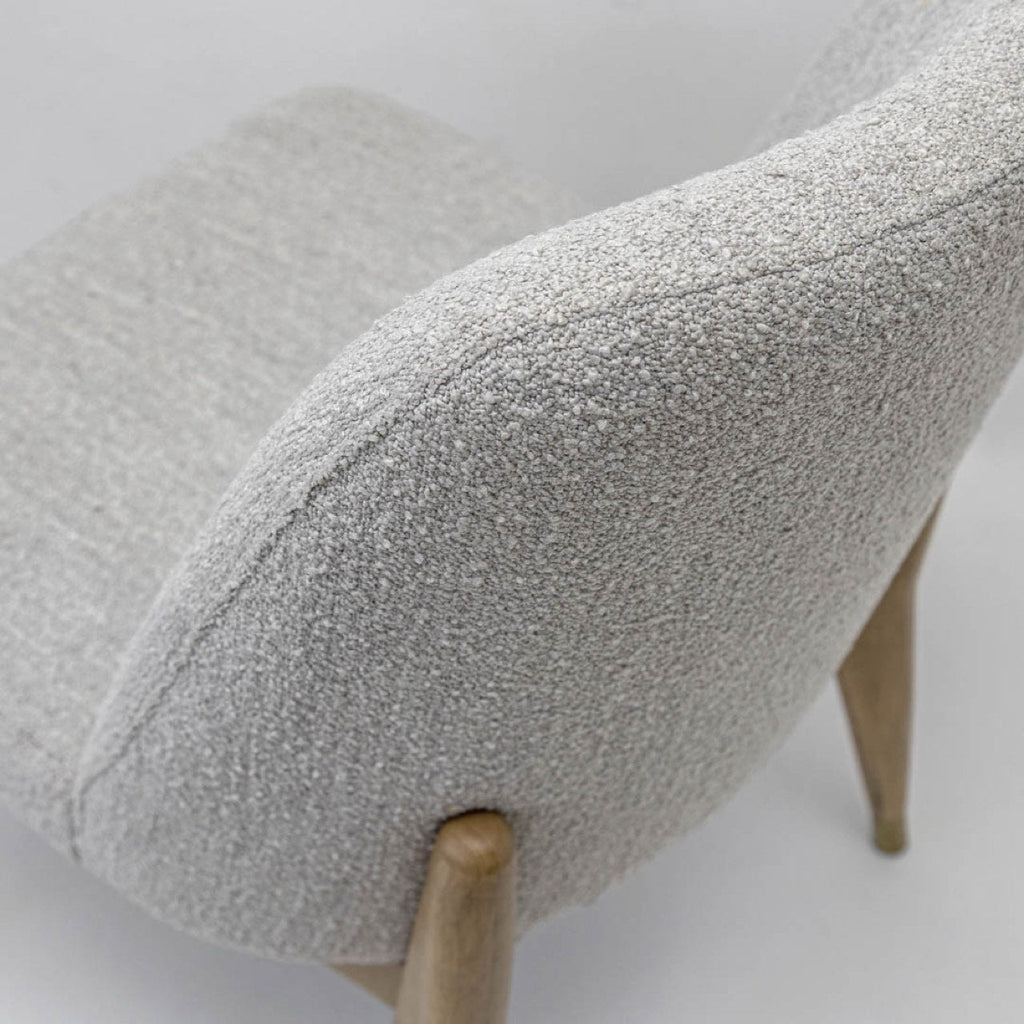 baseFawcett Dining Chair - Taupe Boucle - Dekor Butik