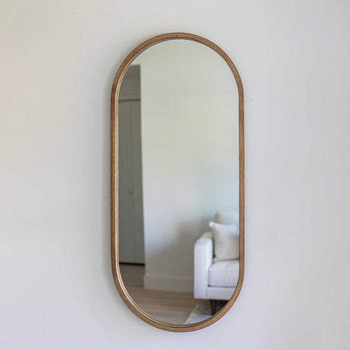 Fawn Oval Mirror - Large - Dekor Butik