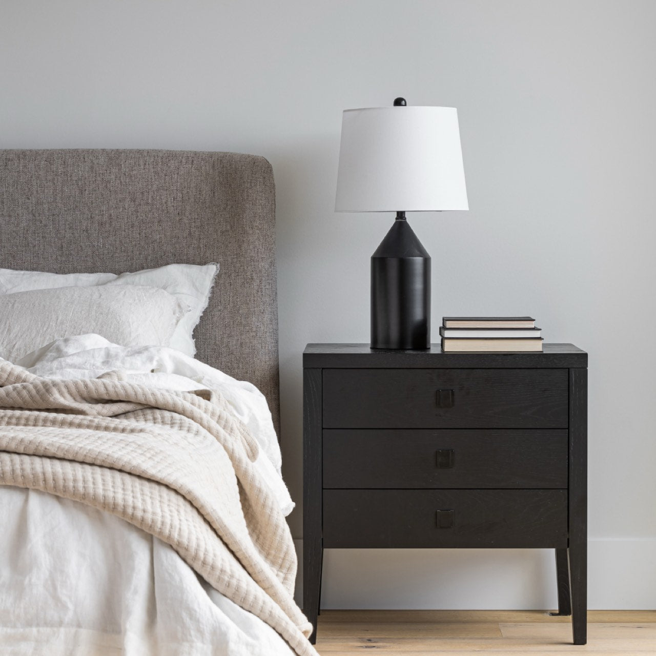 baseFaye King Bed Short - Perfect Taupe - Dekor Butik