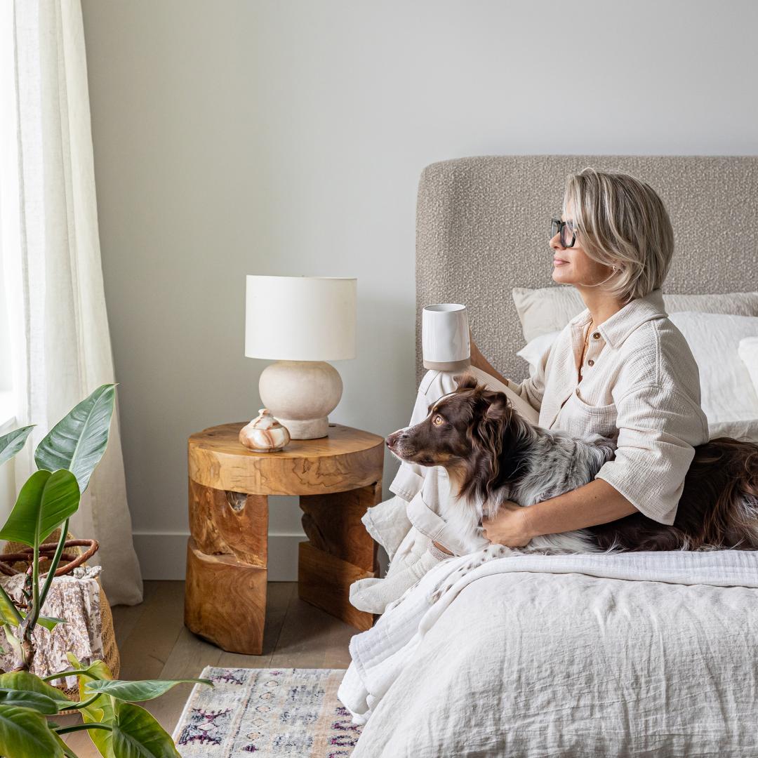 baseFaye King Bed Short - Truffle - Dekor Butik