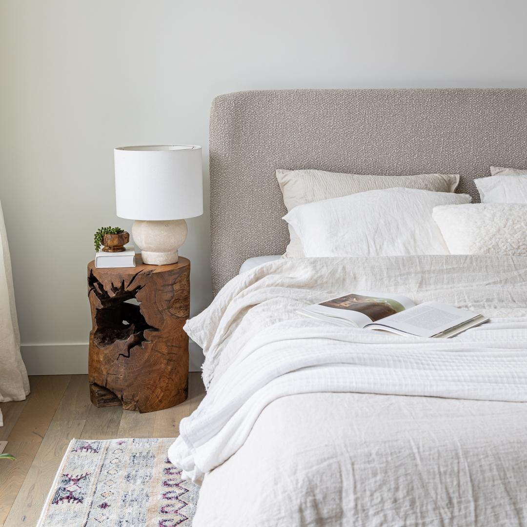 baseFaye King Bed Short - Truffle - Dekor Butik