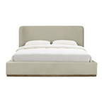 Faye King Storage Bed - Velvet Sandstorm - Dekor Butik