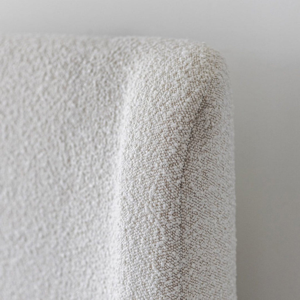 baseFaye Queen Bed - Off White - Dekor Butik