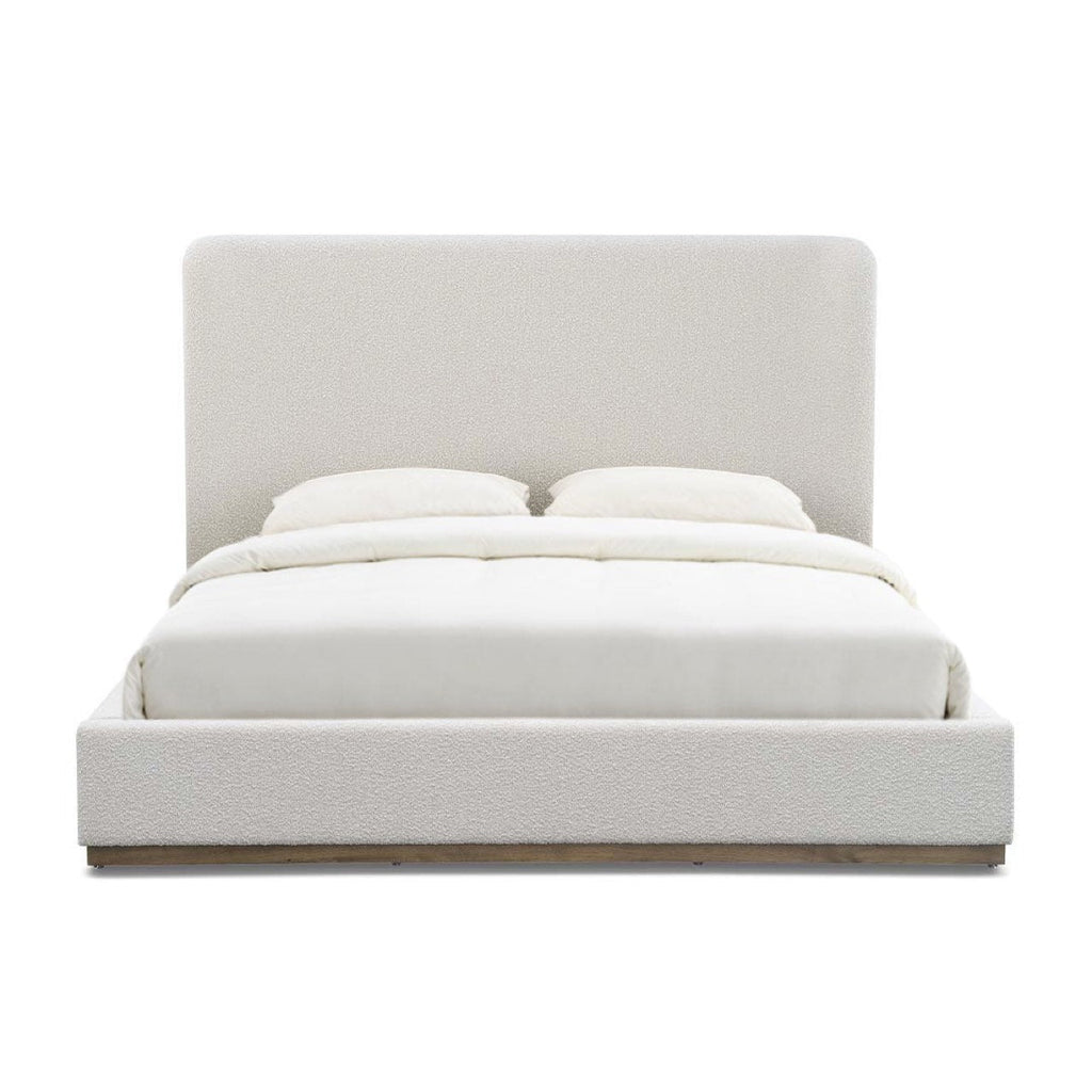 baseFaye Queen Bed - Off White - Dekor Butik