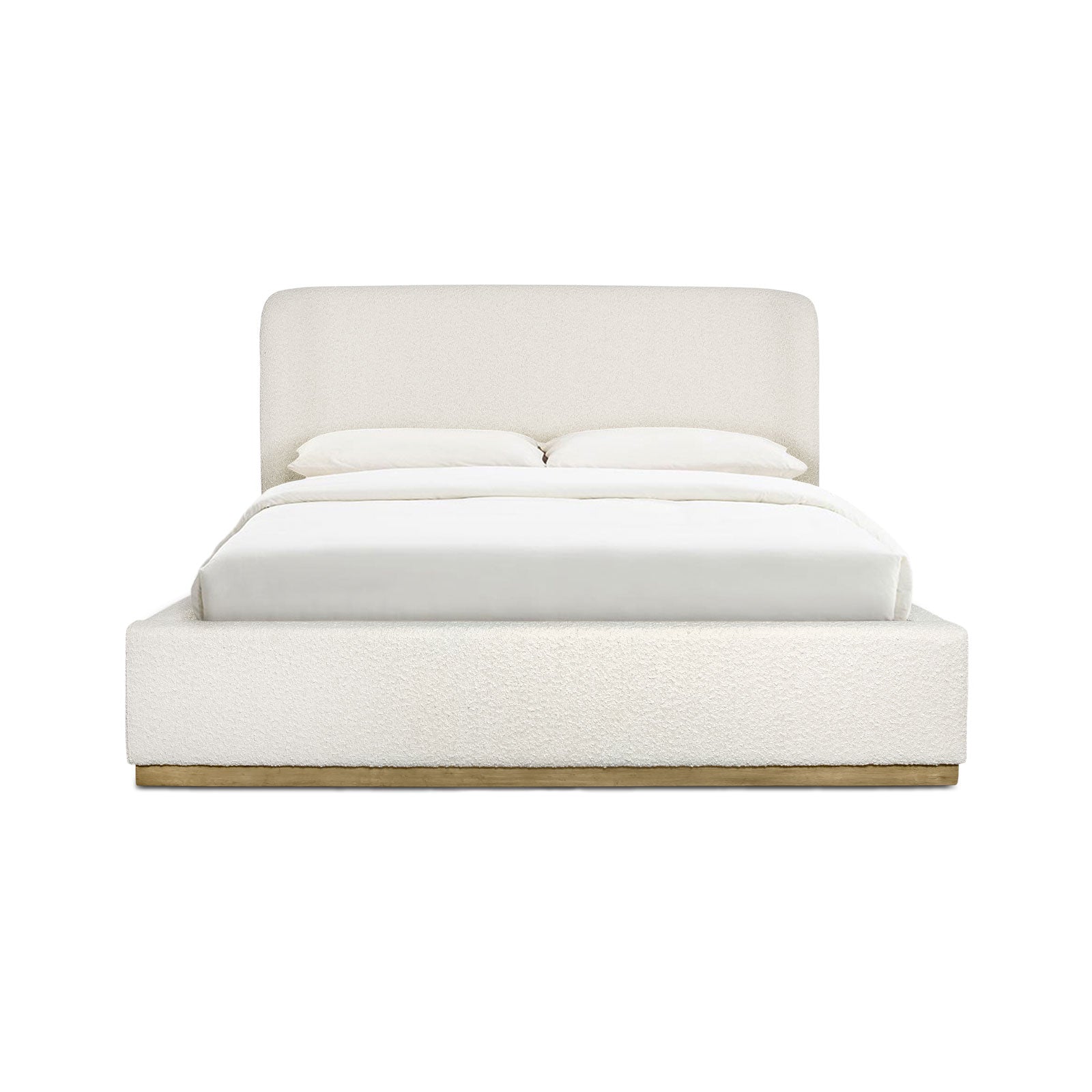 baseFaye Queen Bed Short - Off White - Dekor Butik