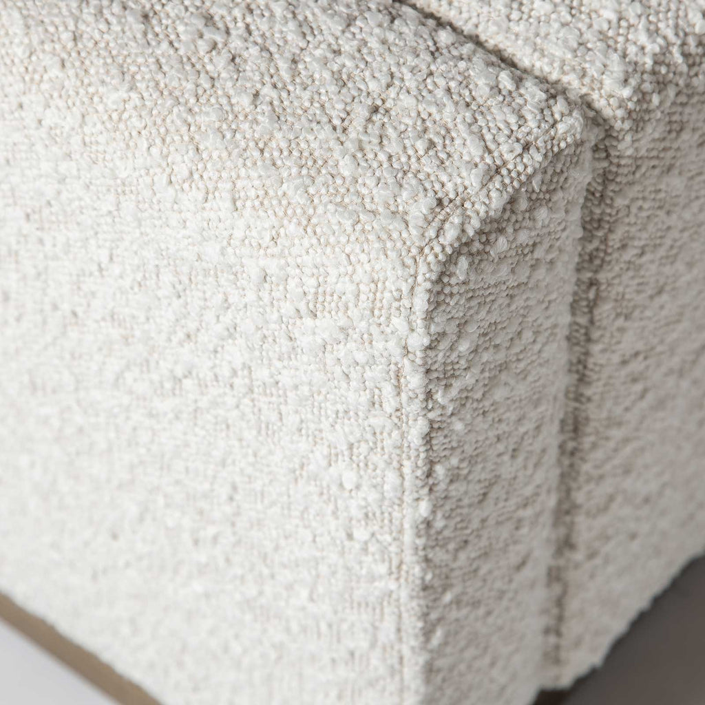 baseFaye Queen Bed Short - Off White - Dekor Butik