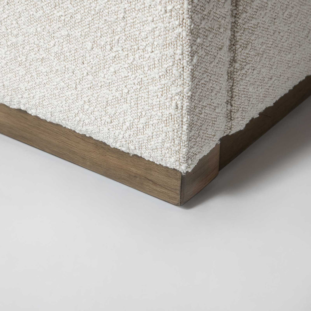 baseFaye Queen Bed Short - Off White - Dekor Butik