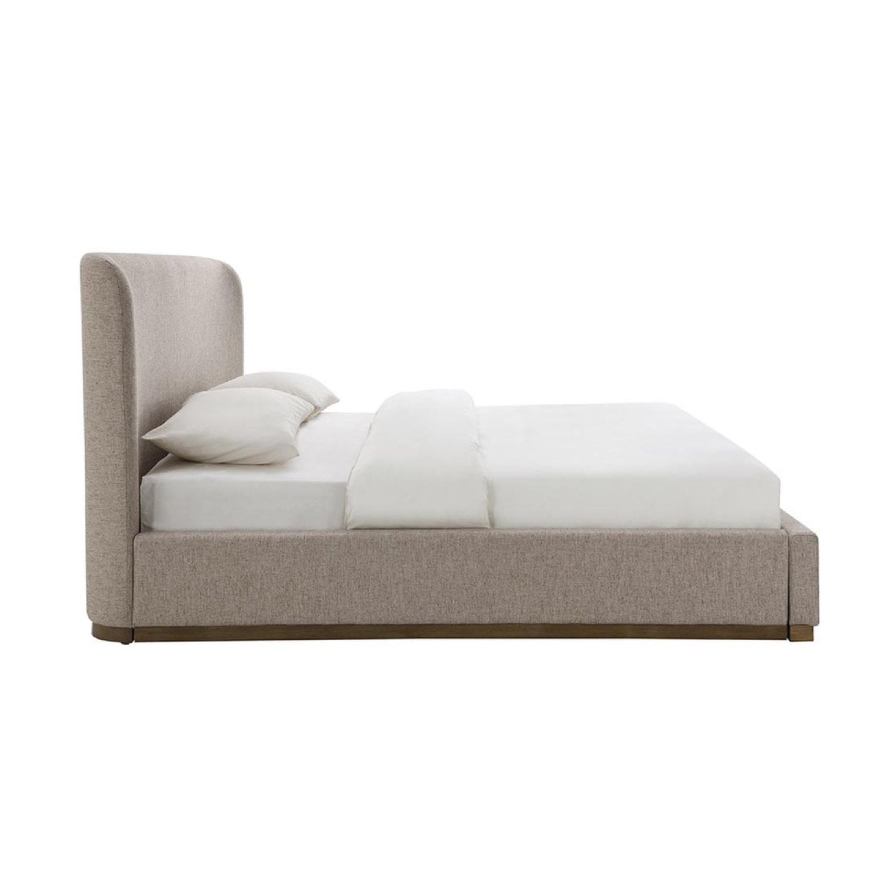 baseFaye Queen Bed Short - Perfect Taupe - Dekor Butik