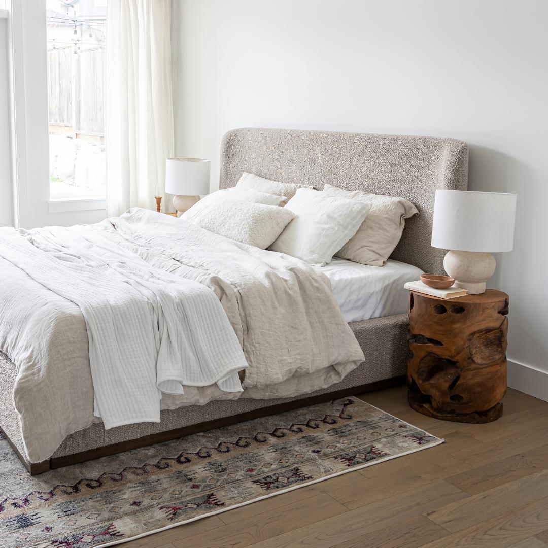 baseFaye Queen Bed Short - Truffle - Dekor Butik