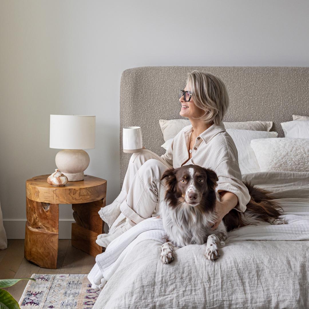 baseFaye Queen Bed Short - Truffle - Dekor Butik