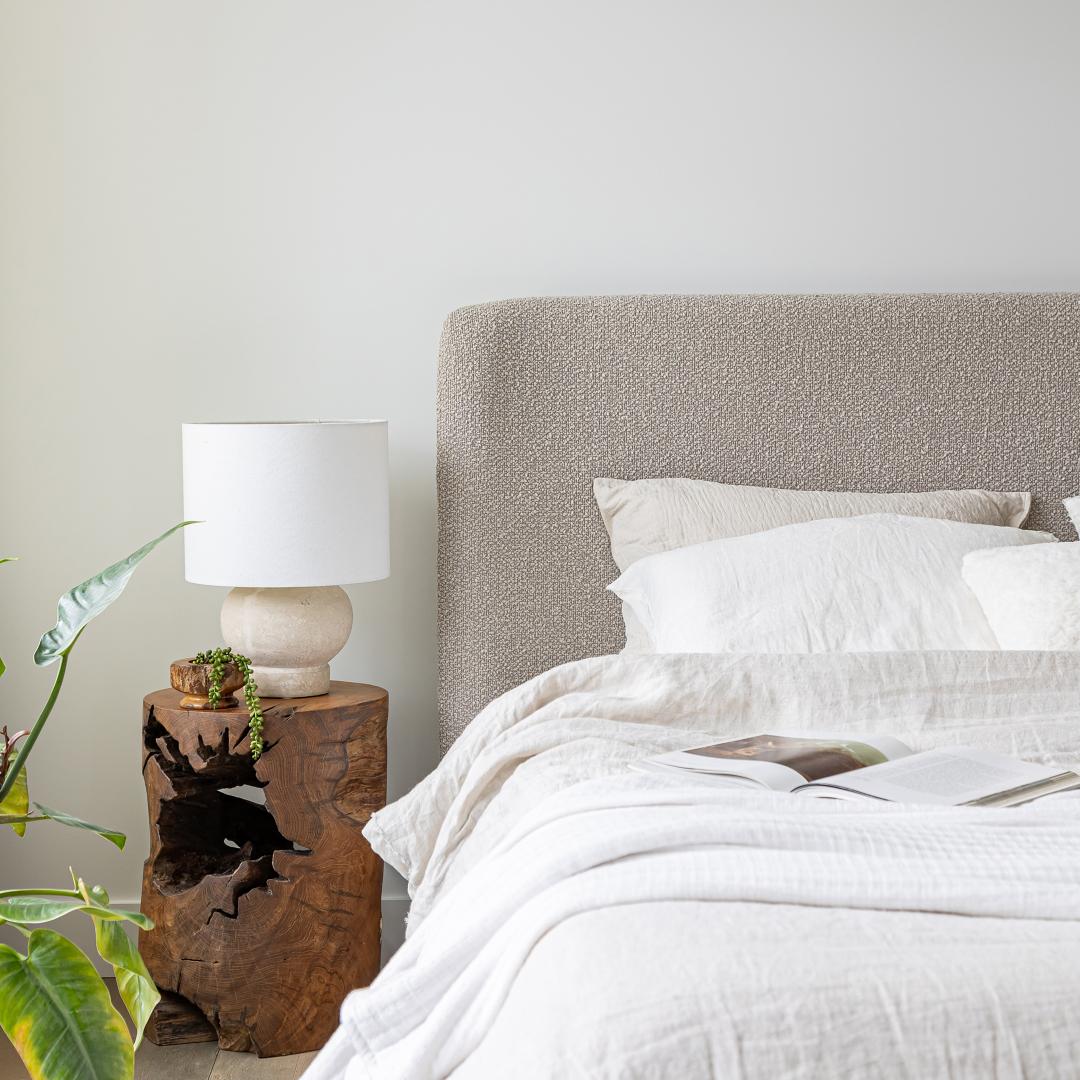 baseFaye Queen Bed Short - Truffle - Dekor Butik