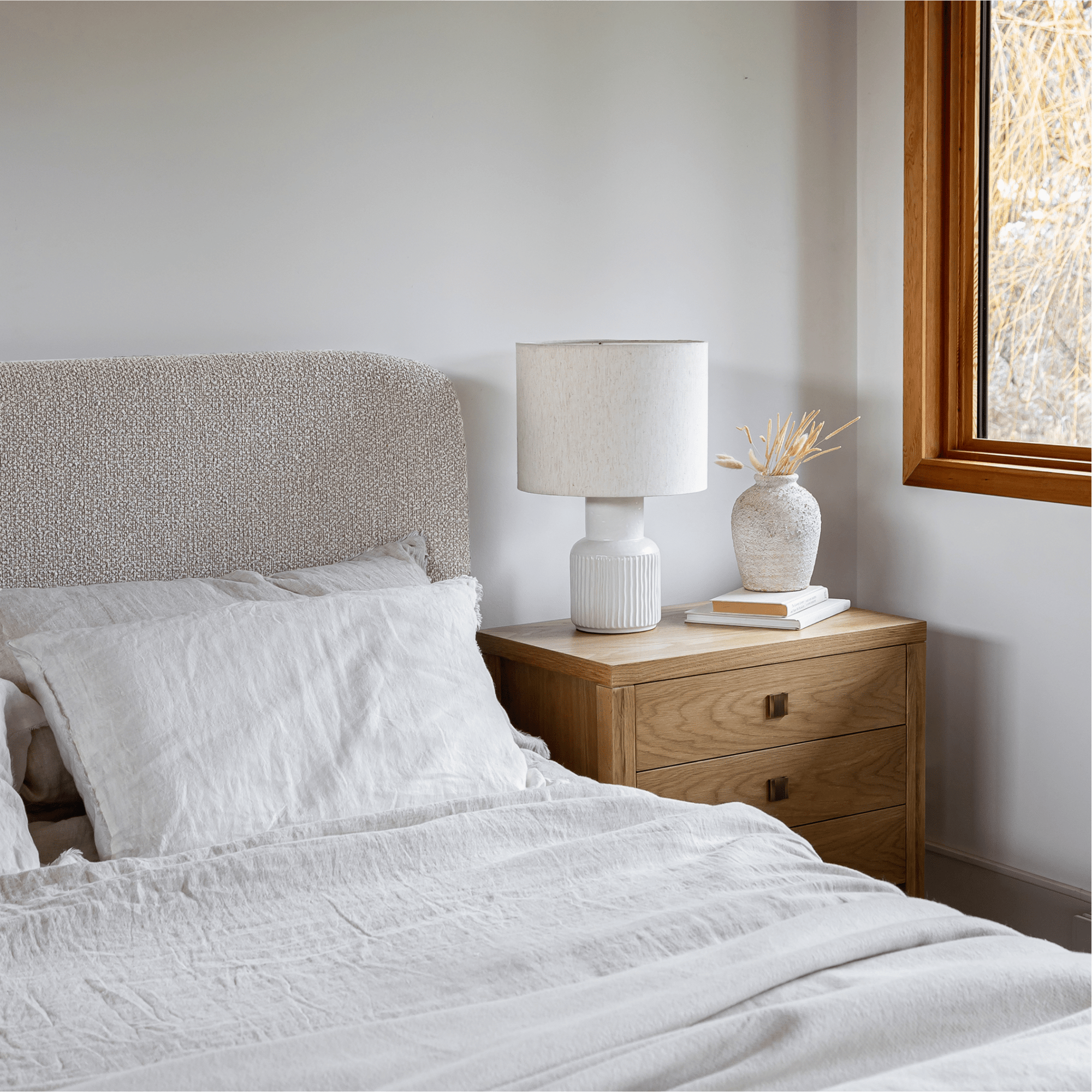 baseFaye Queen Bed Short - Truffle - Dekor Butik