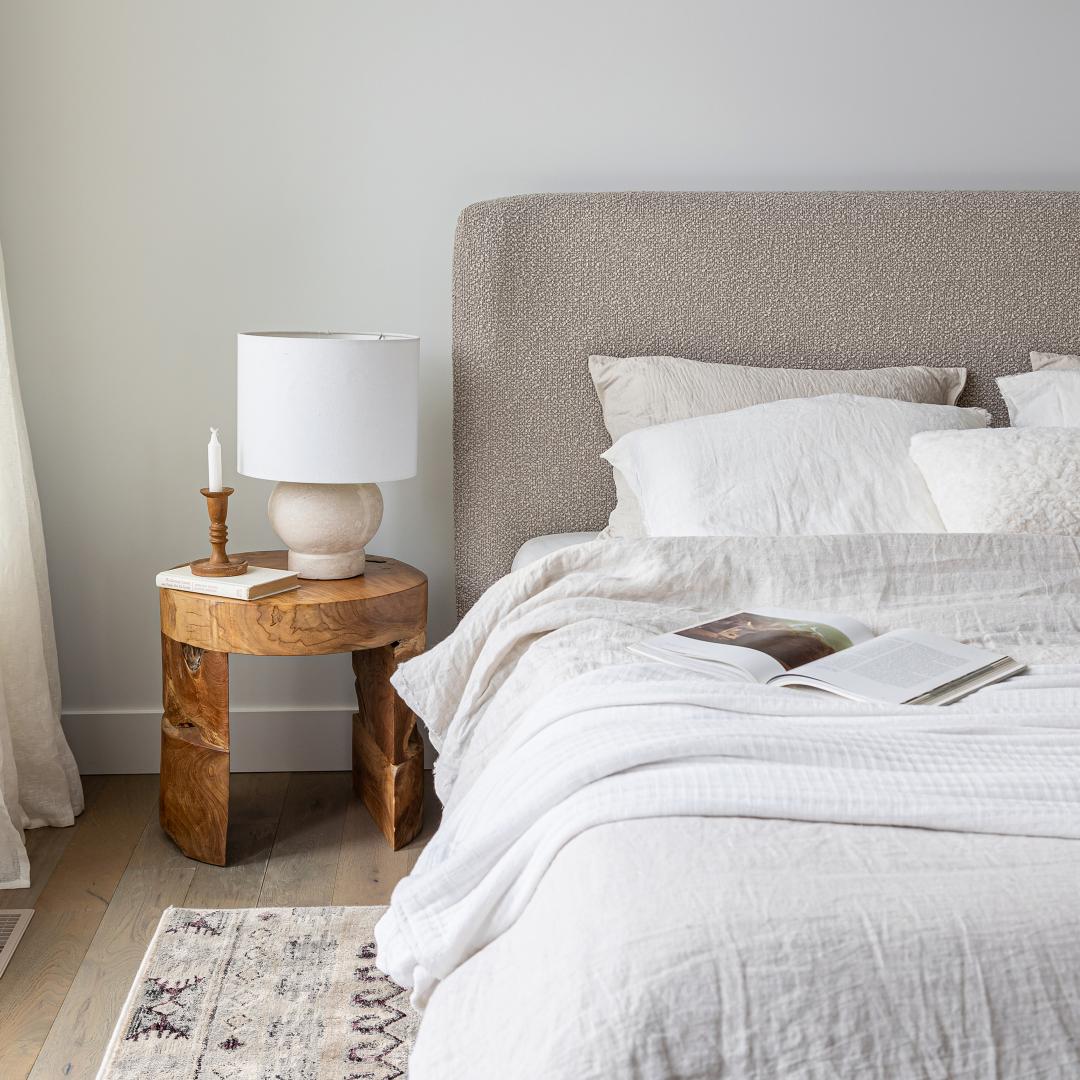 baseFaye Queen Bed Short - Truffle - Dekor Butik