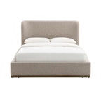 Faye Queen Storage Bed Short - Perfect Taupe - Dekor Butik