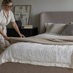 Faye Queen Storage Bed Short - Perfect Taupe - Dekor Butik