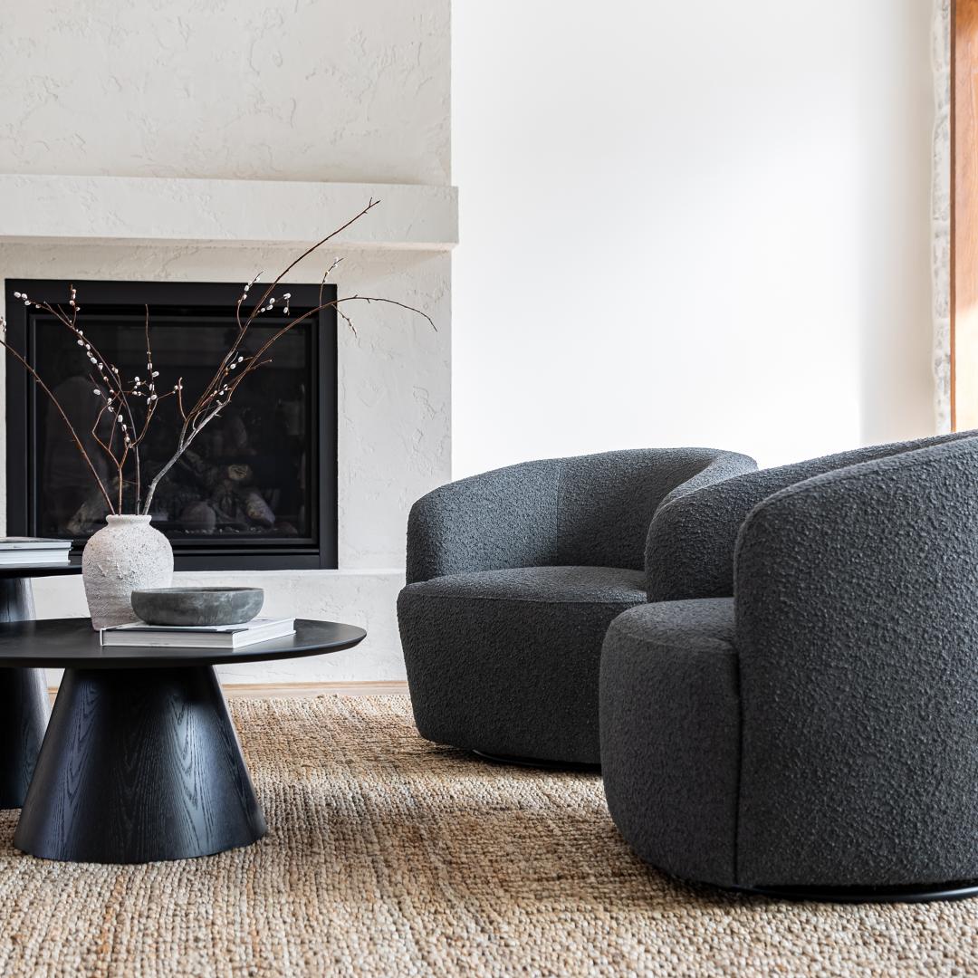 Fete Side Table - Smoked Black - Dekor Butik