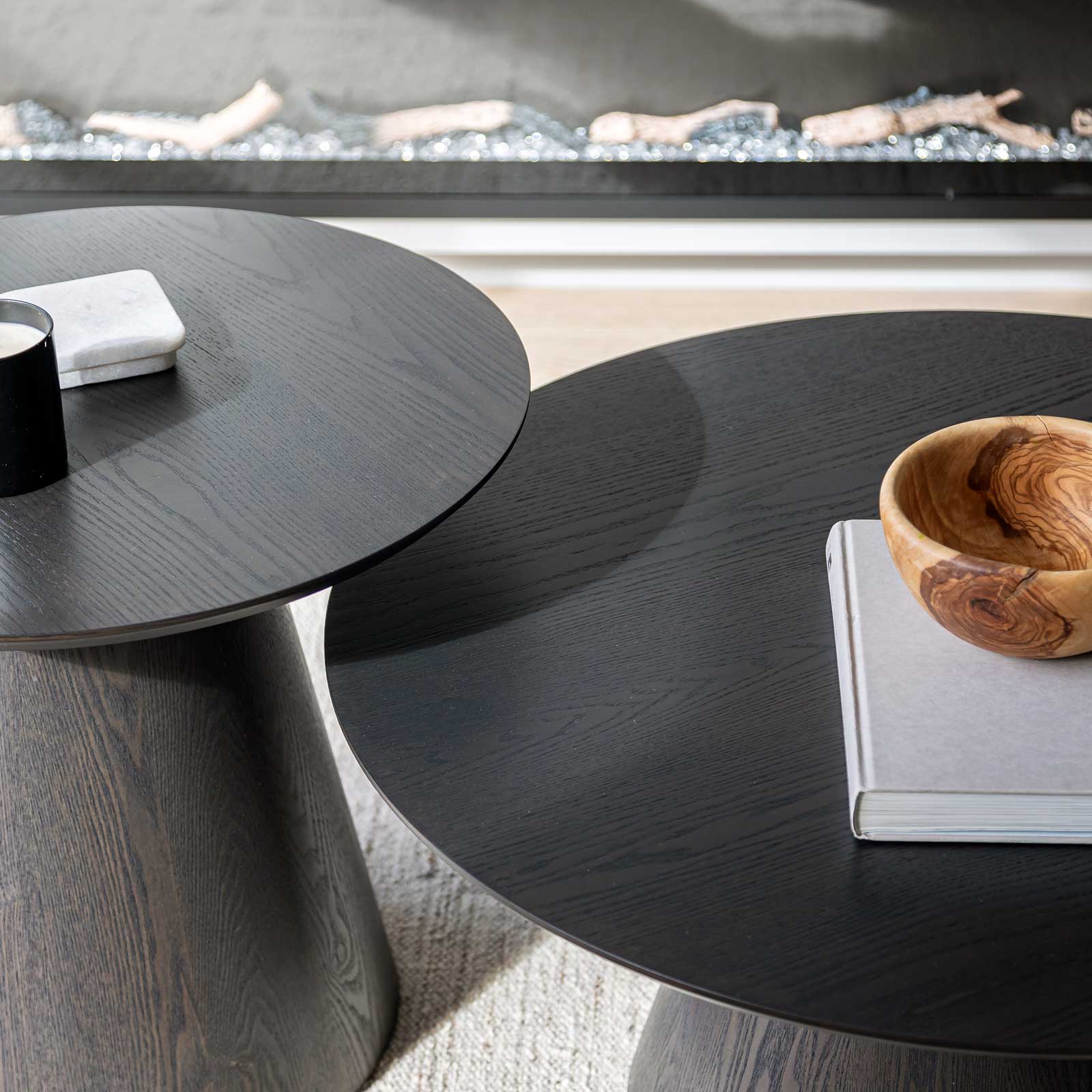 Fete Table Set - Smoked Black - Dekor Butik