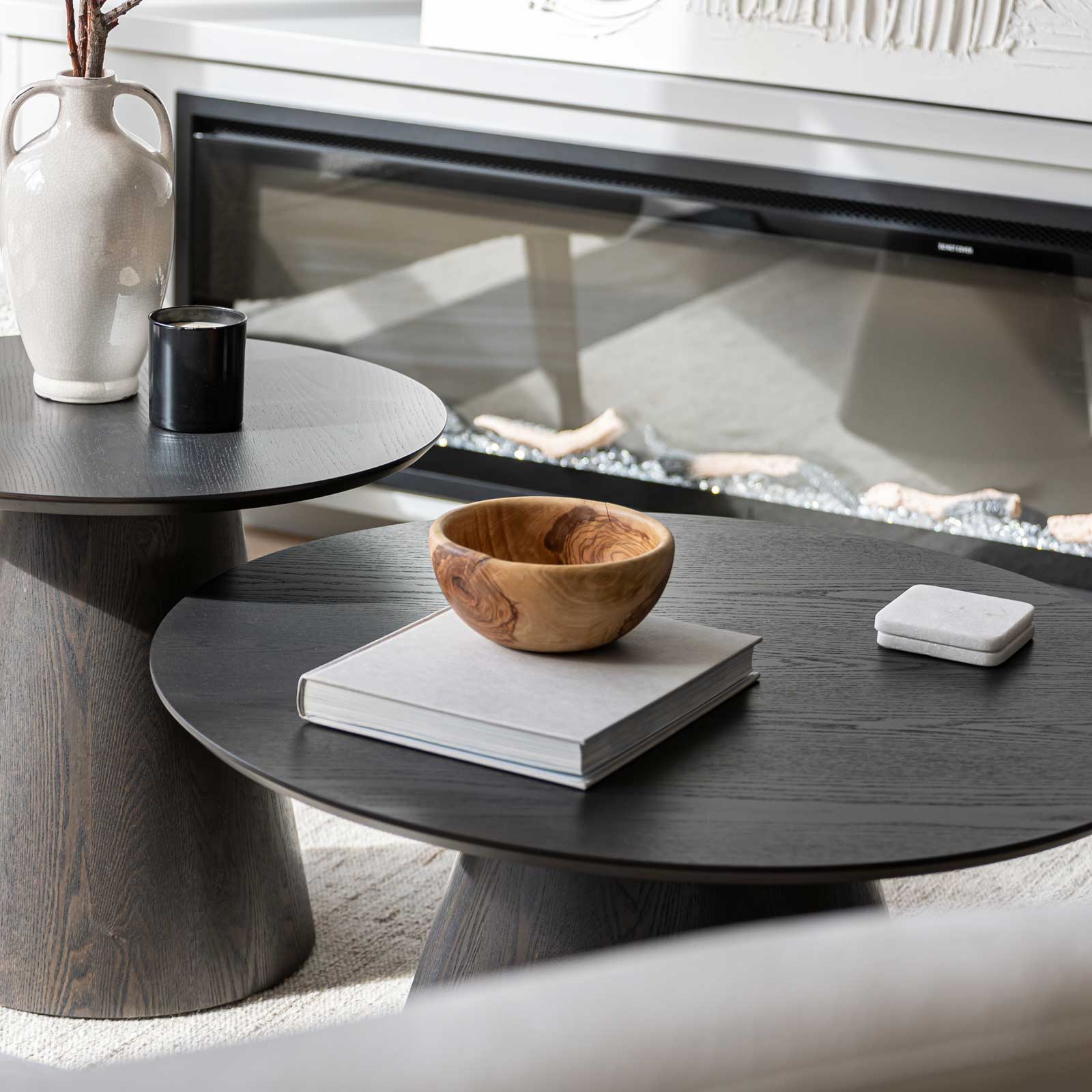 Fete Table Set - Smoked Black - Dekor Butik