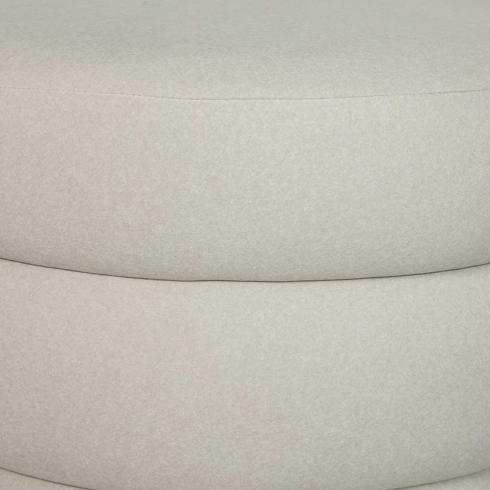 baseFiel Ottoman - Faux Mohair Ecru - Dekor Butik