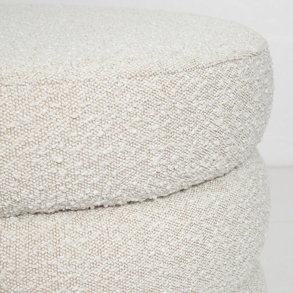 baseFiel Ottoman - Off White Boucle - S - Dekor Butik
