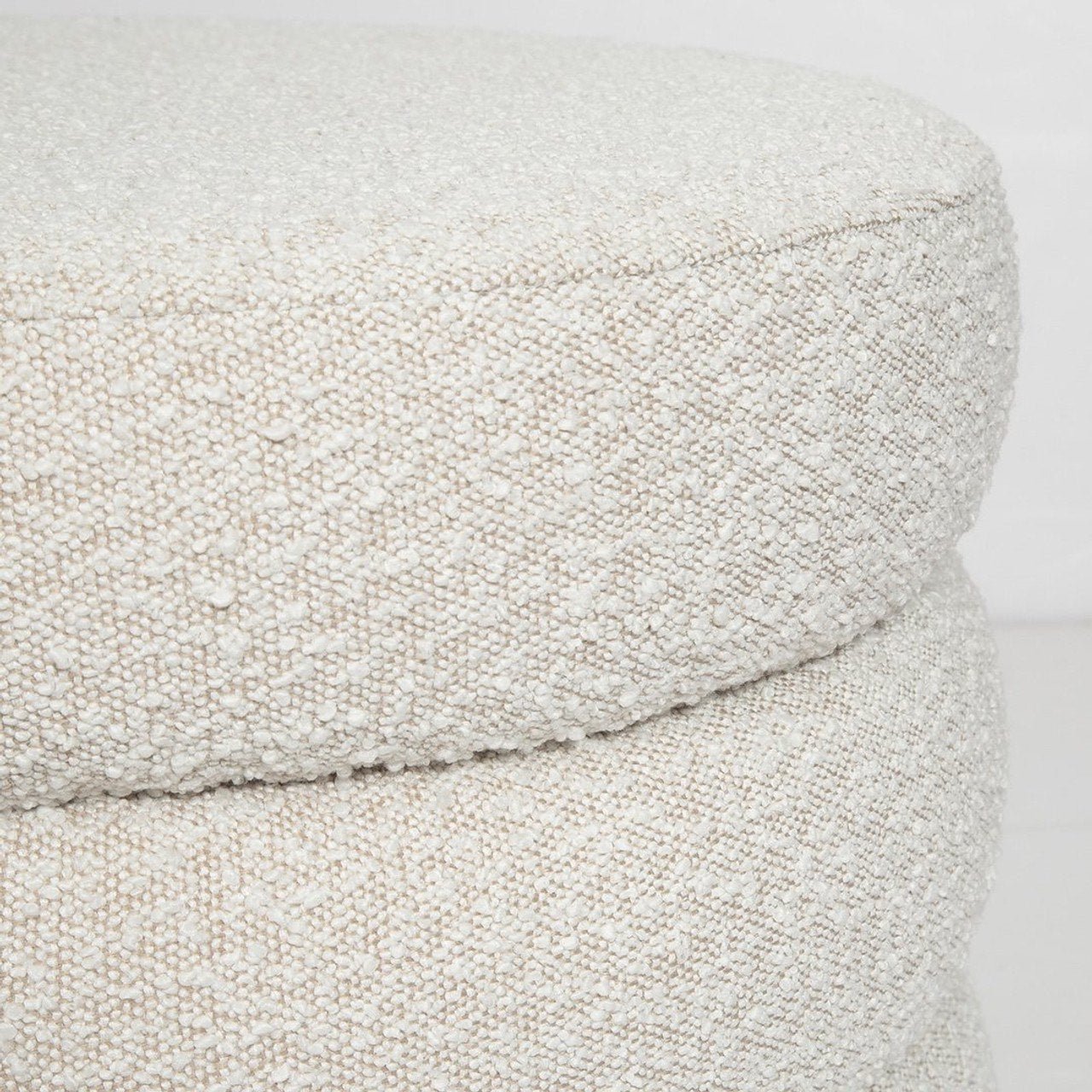 baseFiel Ottoman - Off White Boucle - S - Dekor Butik