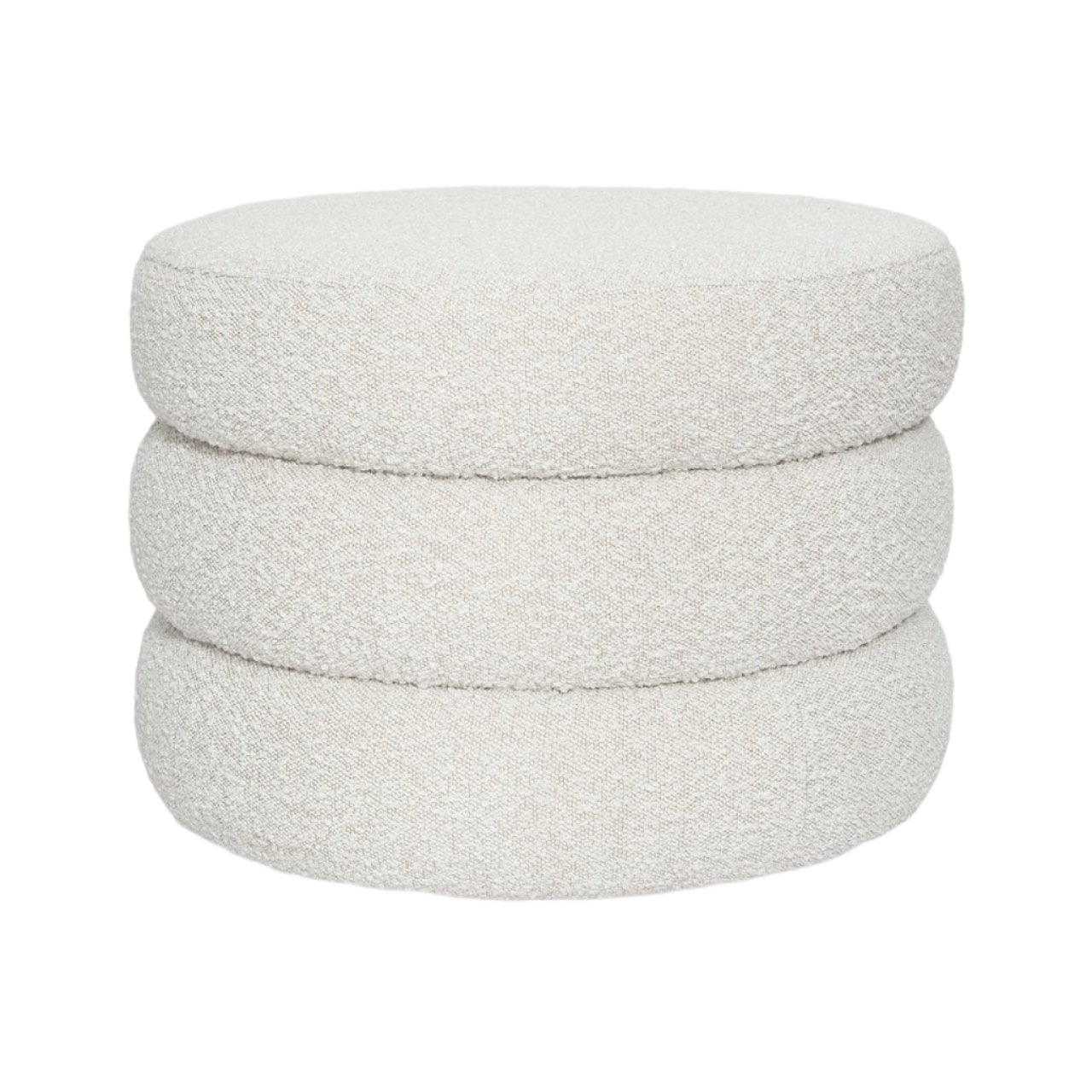 baseFiel Ottoman - Off White Boucle - S - Dekor Butik