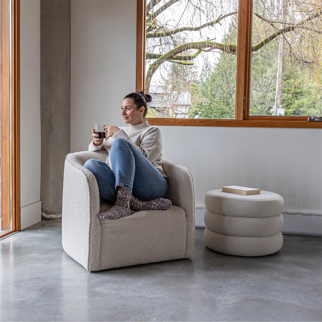 baseFiel Ottoman - Truffle - Dekor Butik