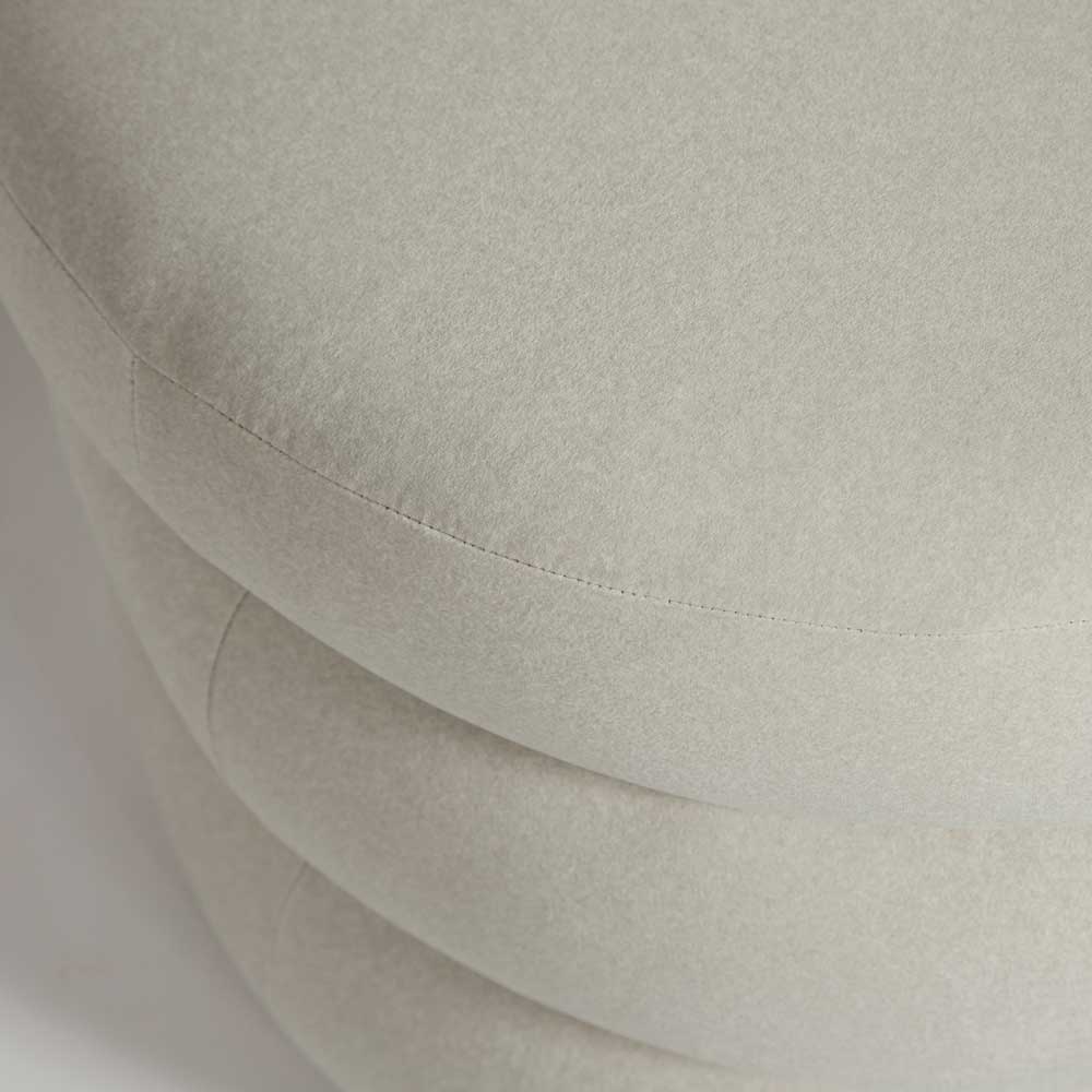 baseFiel Ottoman - Velvet Ecru - Dekor Butik