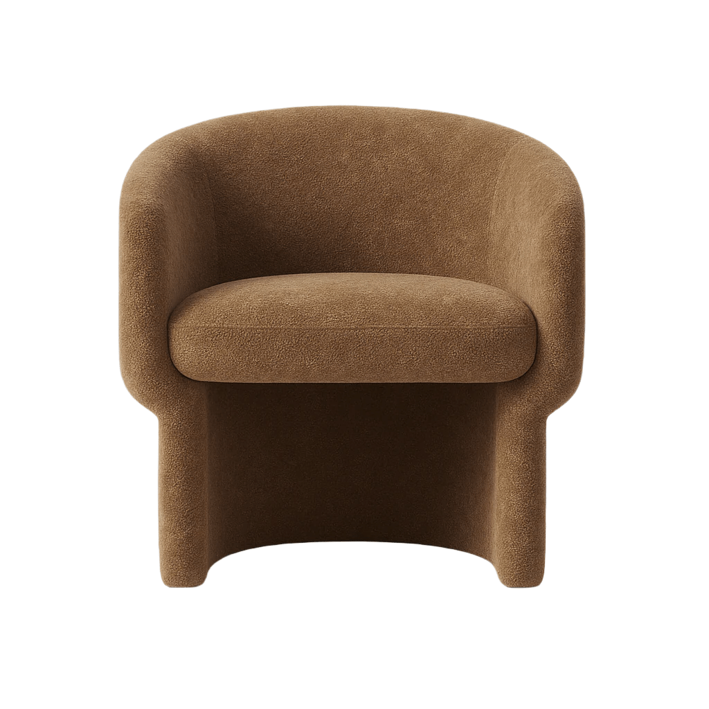 baseFleur Chair - Velvet Walnut - Dekor Butik