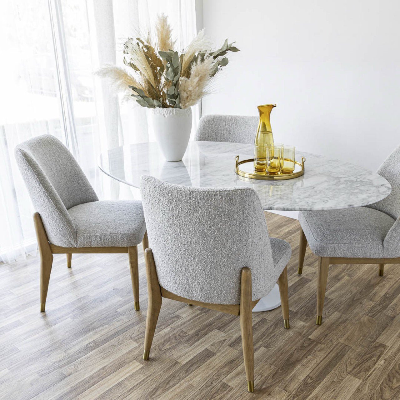 baseFlute Condo Dining Table - Oval - Dekor Butik