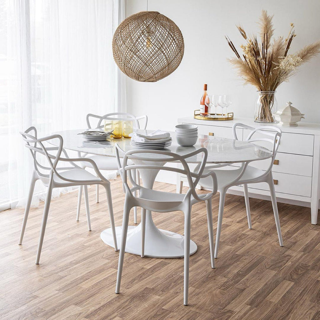 baseFlute Condo Dining Table - Oval - Dekor Butik