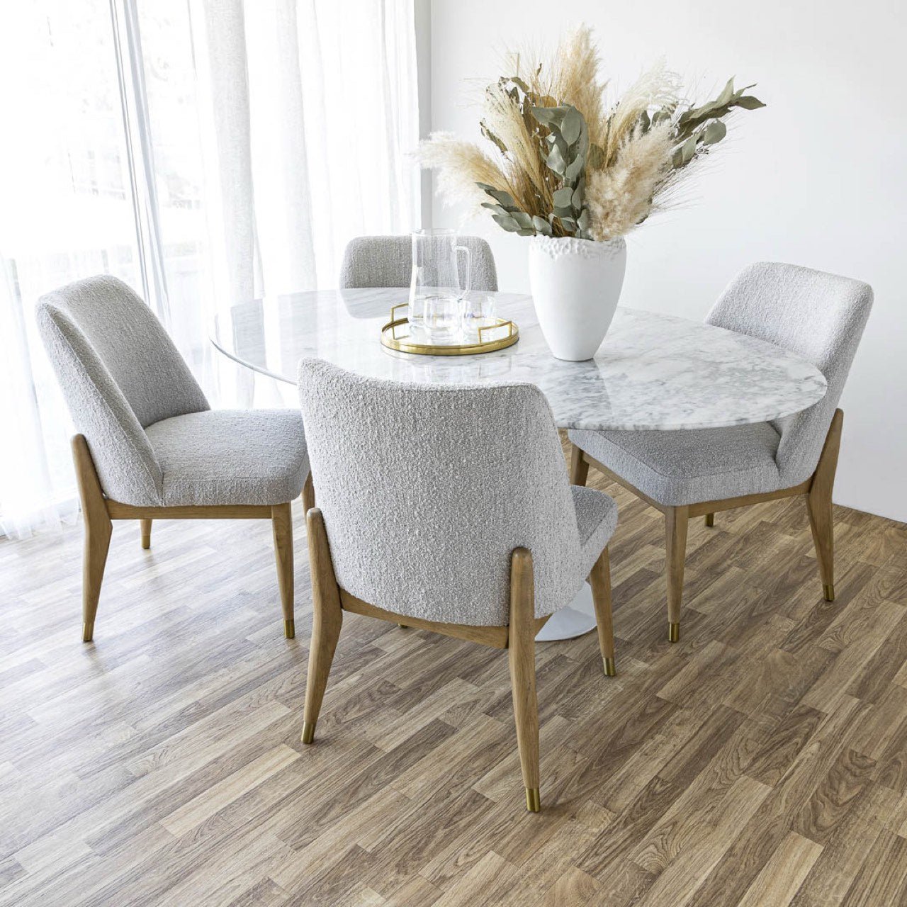 baseFlute Condo Dining Table - Oval - Dekor Butik