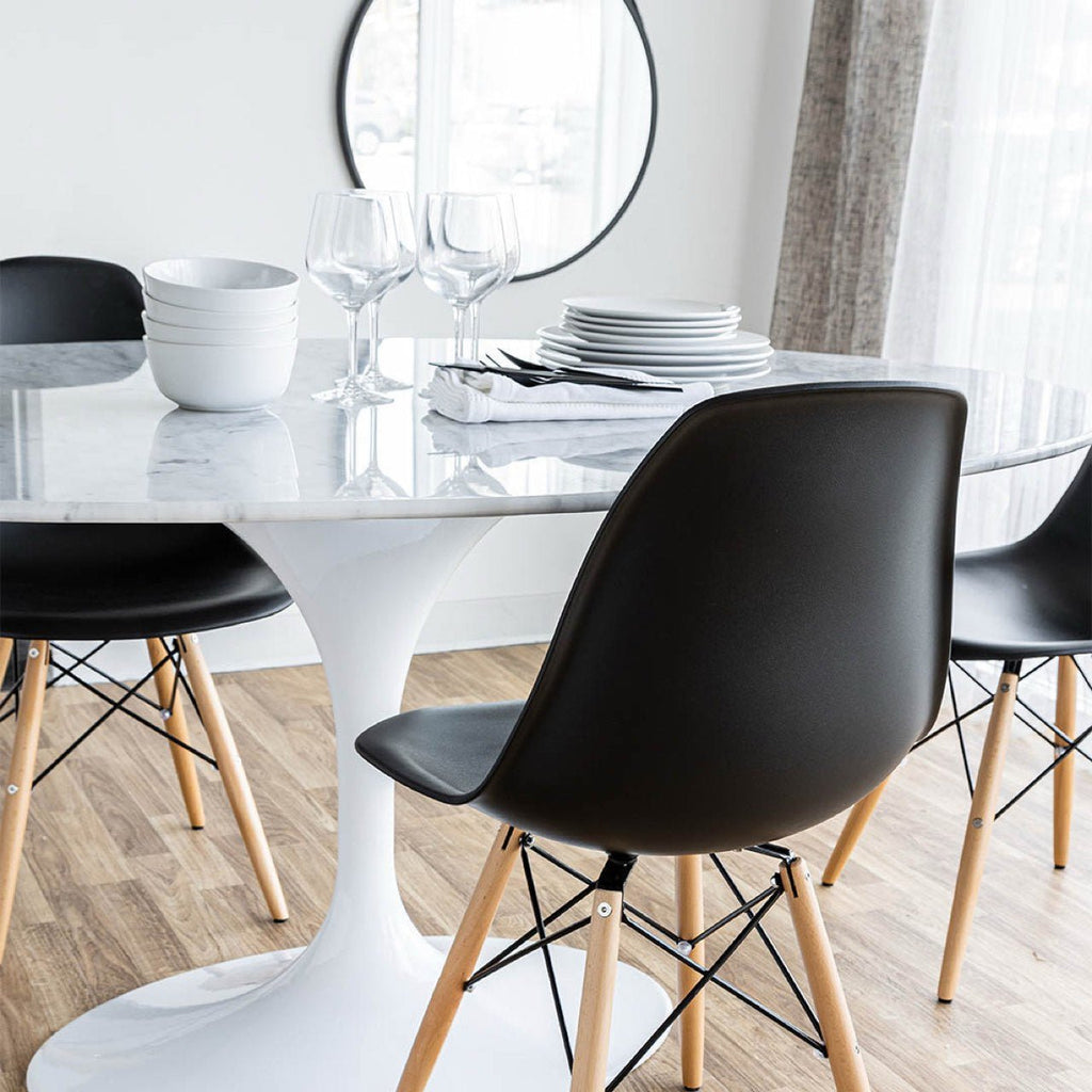 baseFlute Condo Dining Table - Oval - Dekor Butik