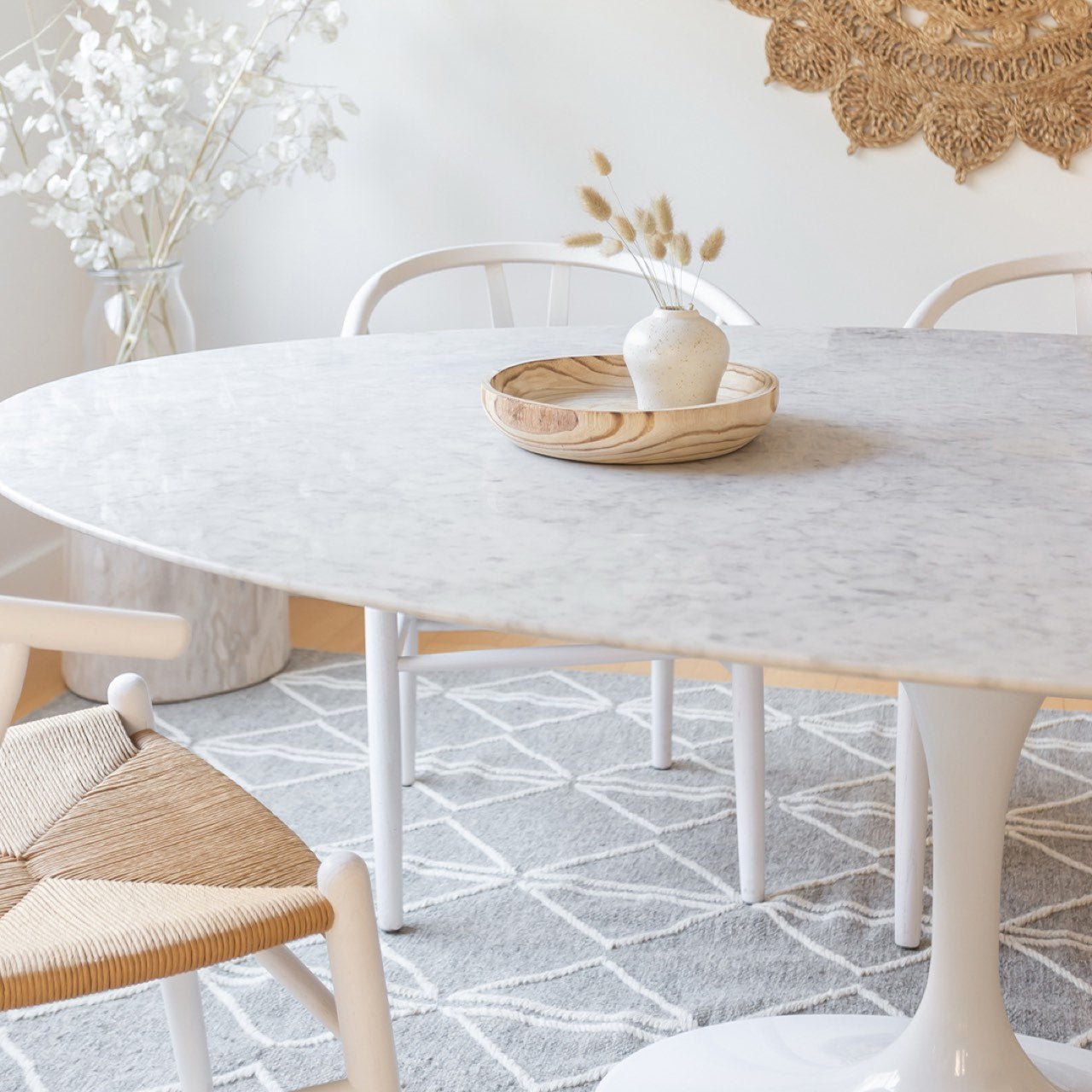 baseFlute Dining Table - Oval - Dekor Butik