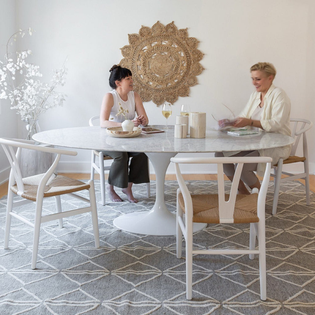 baseFlute Dining Table - Oval - Dekor Butik