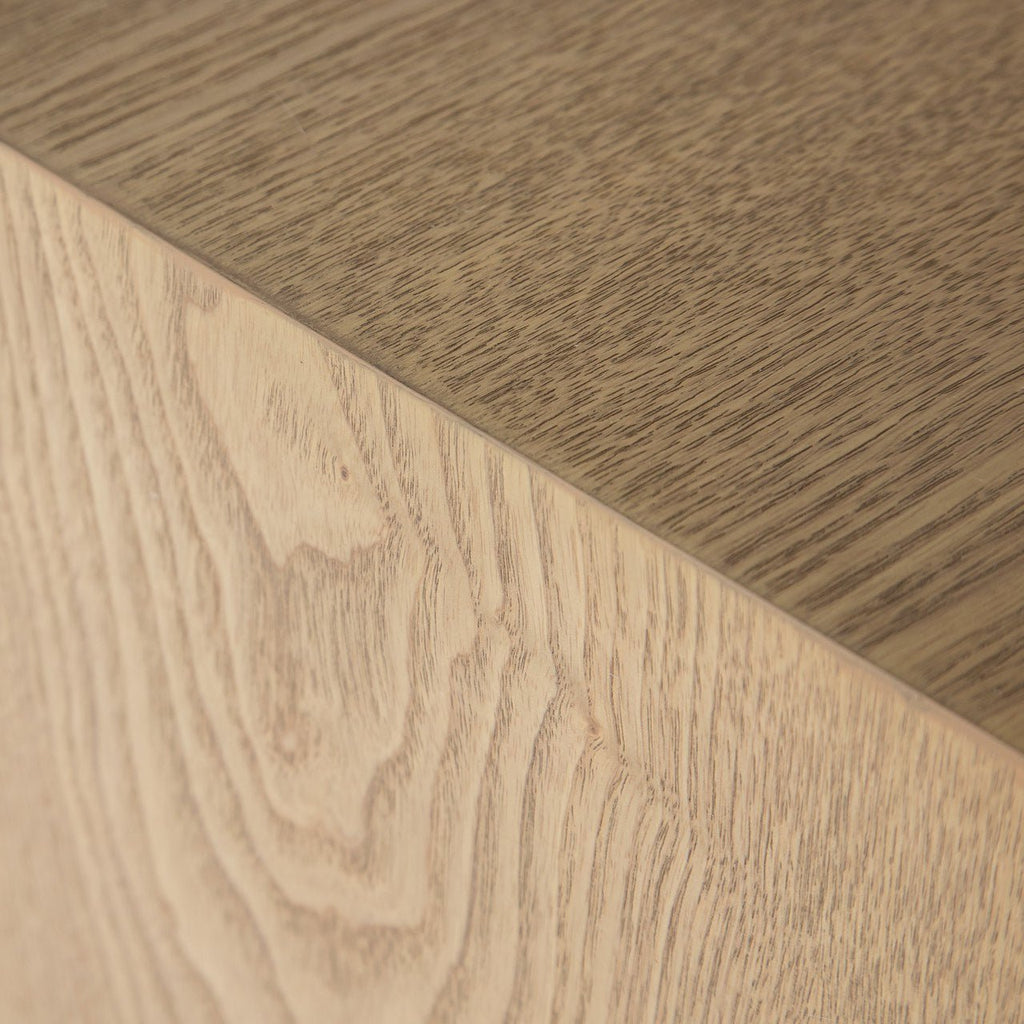 baseForest Coffee Ottoman - Cream and Blonde Oak - Dekor Butik