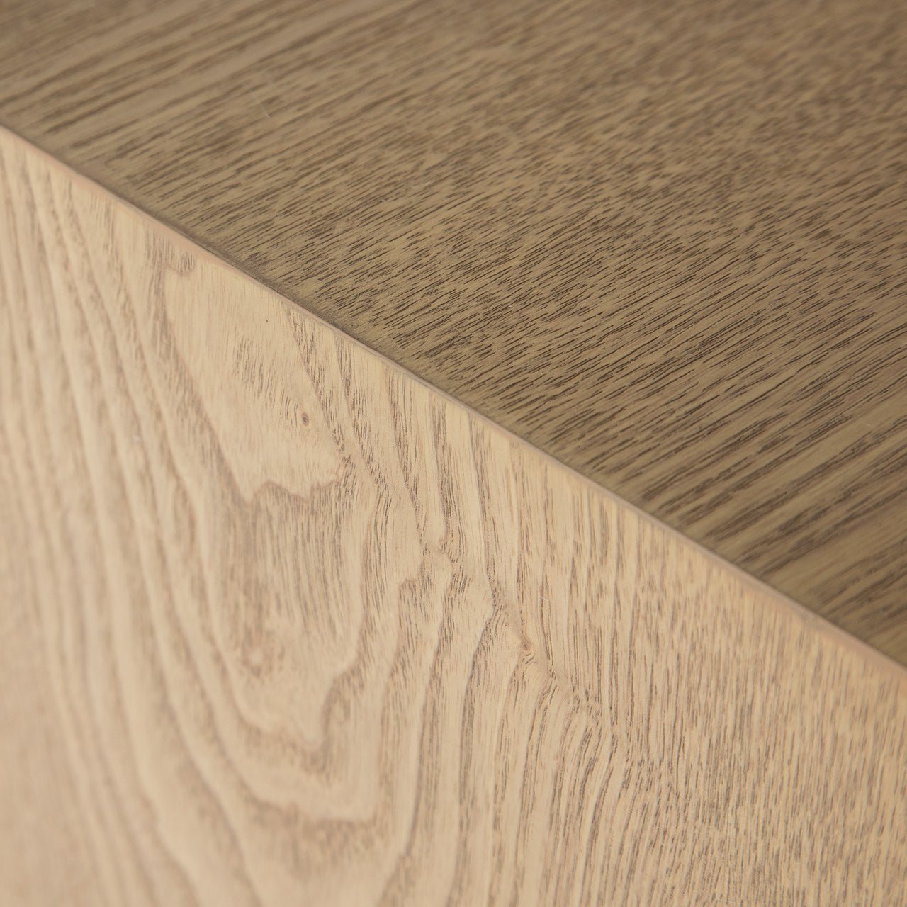 baseForest Coffee Ottoman - Cream and Blonde Oak - Dekor Butik