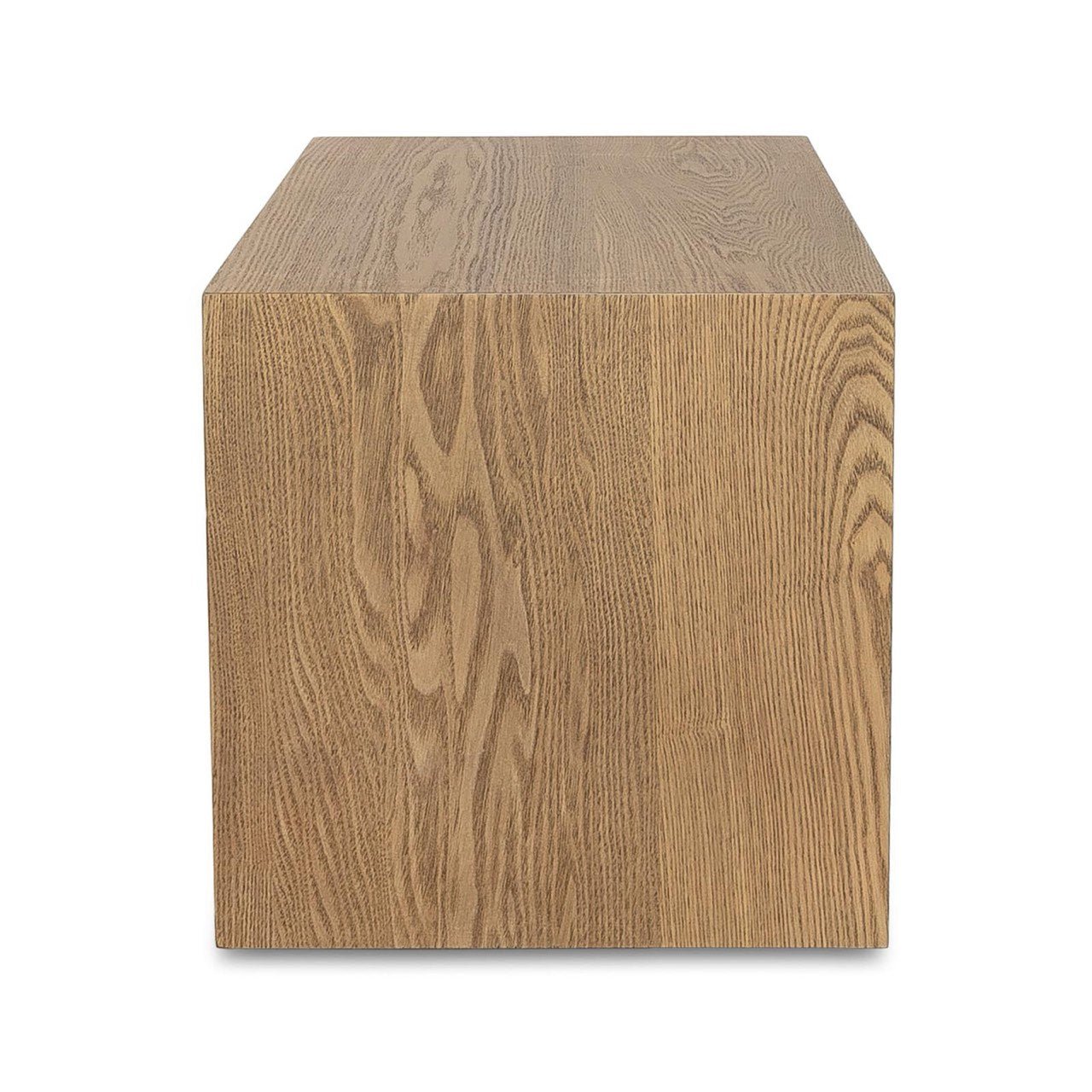 baseForest Coffee Ottoman - Cream and Blonde Oak - Dekor Butik