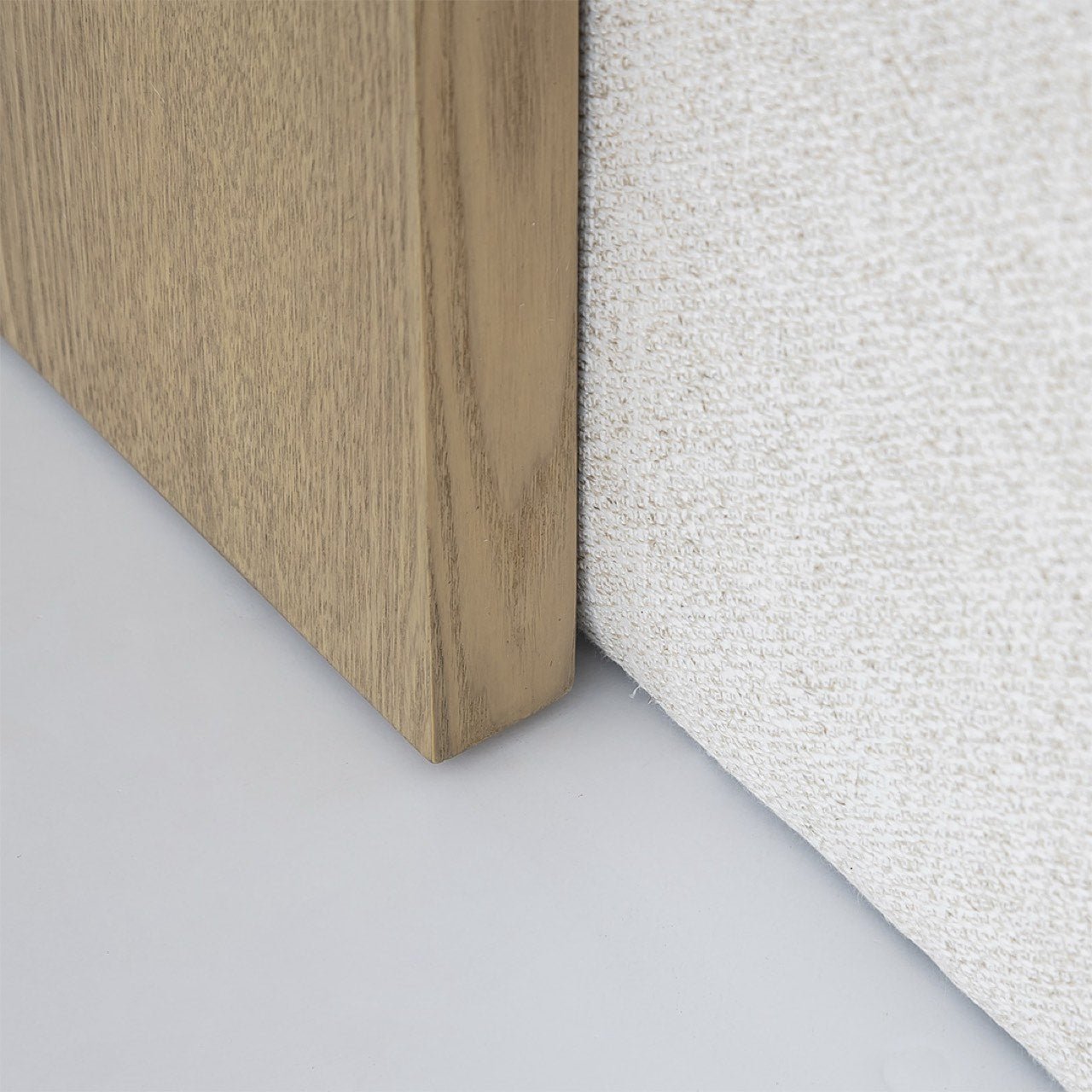 baseForest Coffee Ottoman - Cream and Blonde Oak - Dekor Butik