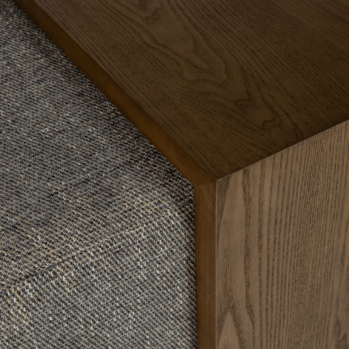 baseForest Coffee Ottoman - Pepper and Dark Oak - Dekor Butik