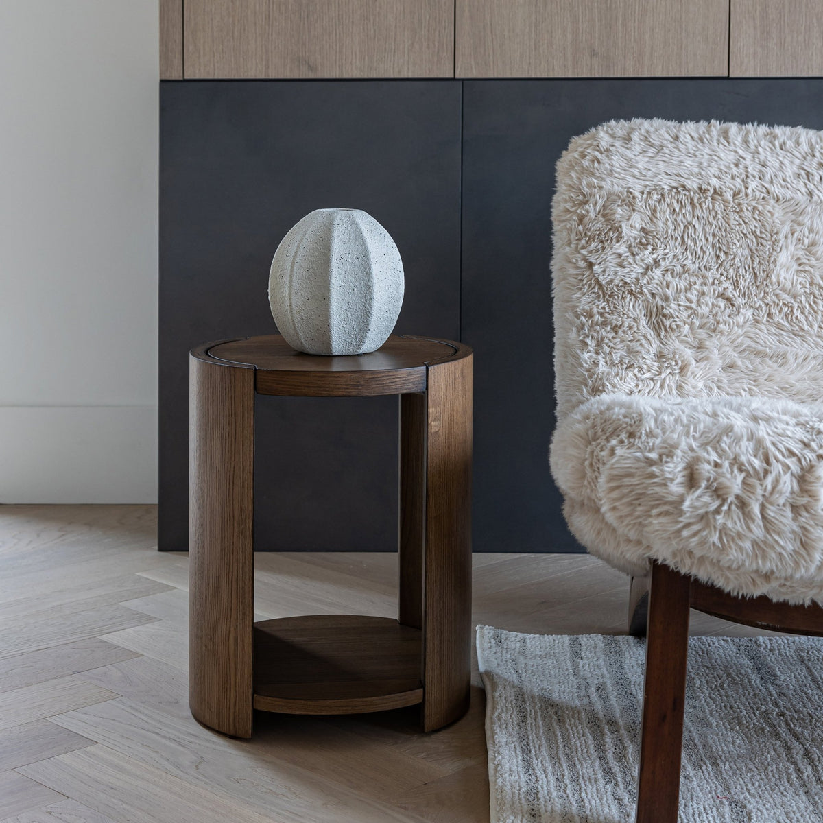 Forma End Table - Smoked Chestnut - Dekor Butik