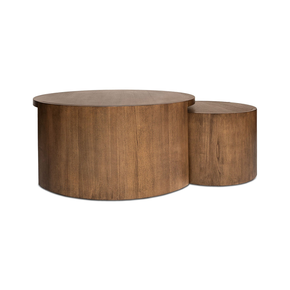 Forma Nesting Coffee Tables (Set of 2) - Smoked Chestnut - Dekor Butik